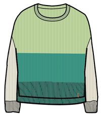 Gondwana Organic Oversized Knitted Sweater - Greenlake