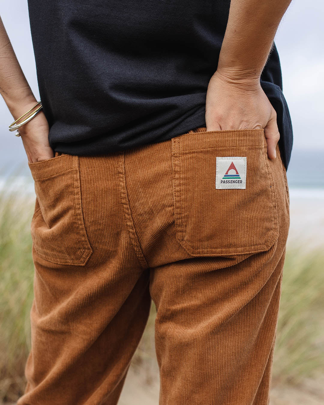 Compass Recycled Corduroy Pant - Coconut