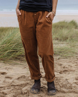 Compass Recycled Corduroy Pant - Coconut