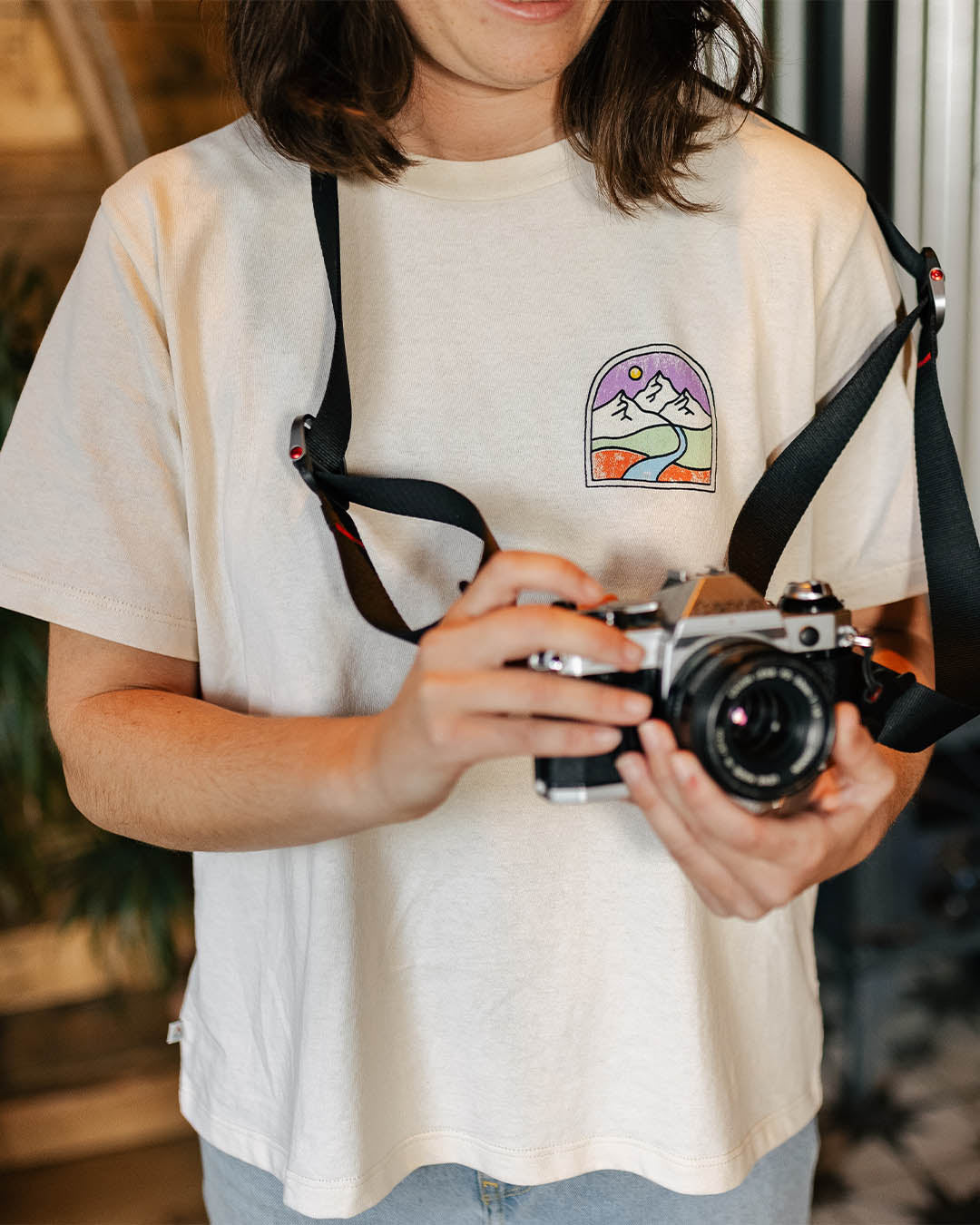 Friday Collective Recycled Cotton T-Shirt - Birch