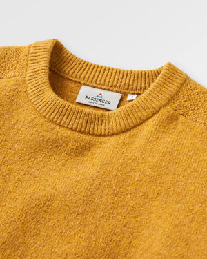 Cove Recycled Knitted Sweater - Amber Gold