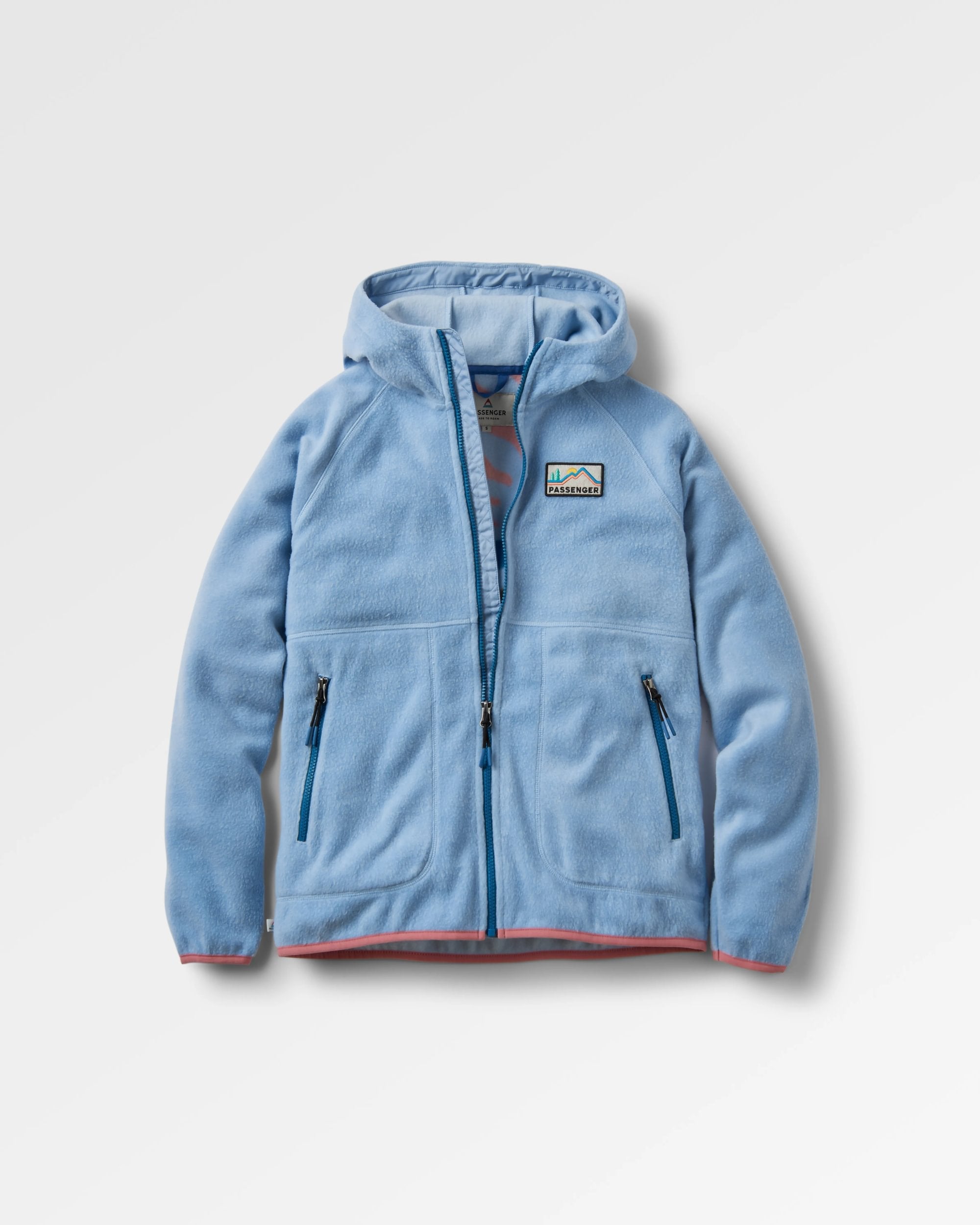 North Coast 2.0 Full Zip Recycled Sherpa Fleece - Blue Fog