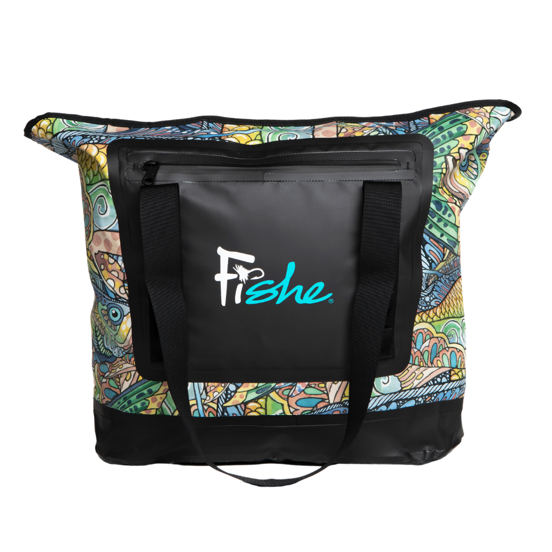 Tropical Tarpon Wedge Tote Dry Bag