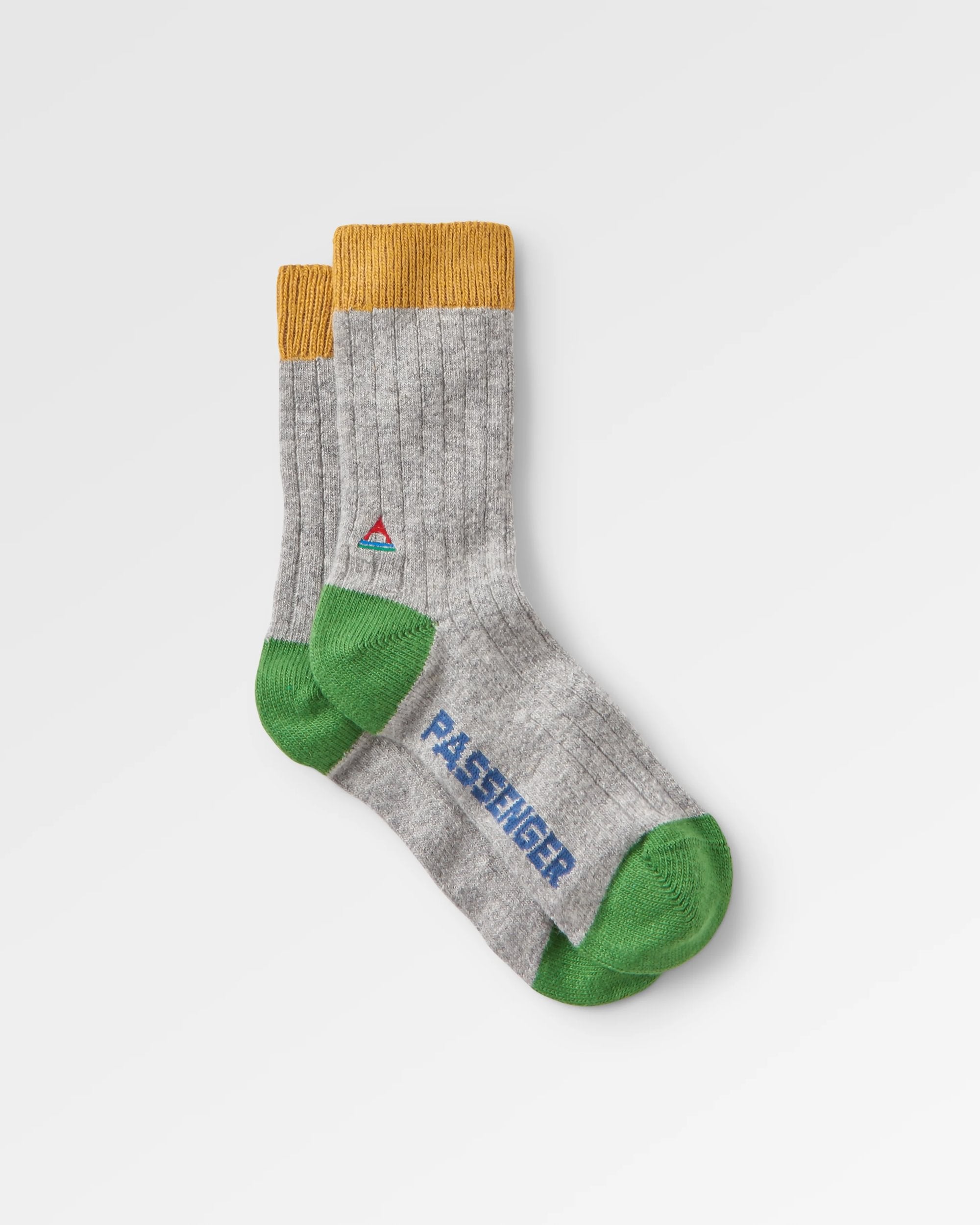 Noosa Recycled Crew Socks - Gray Marl