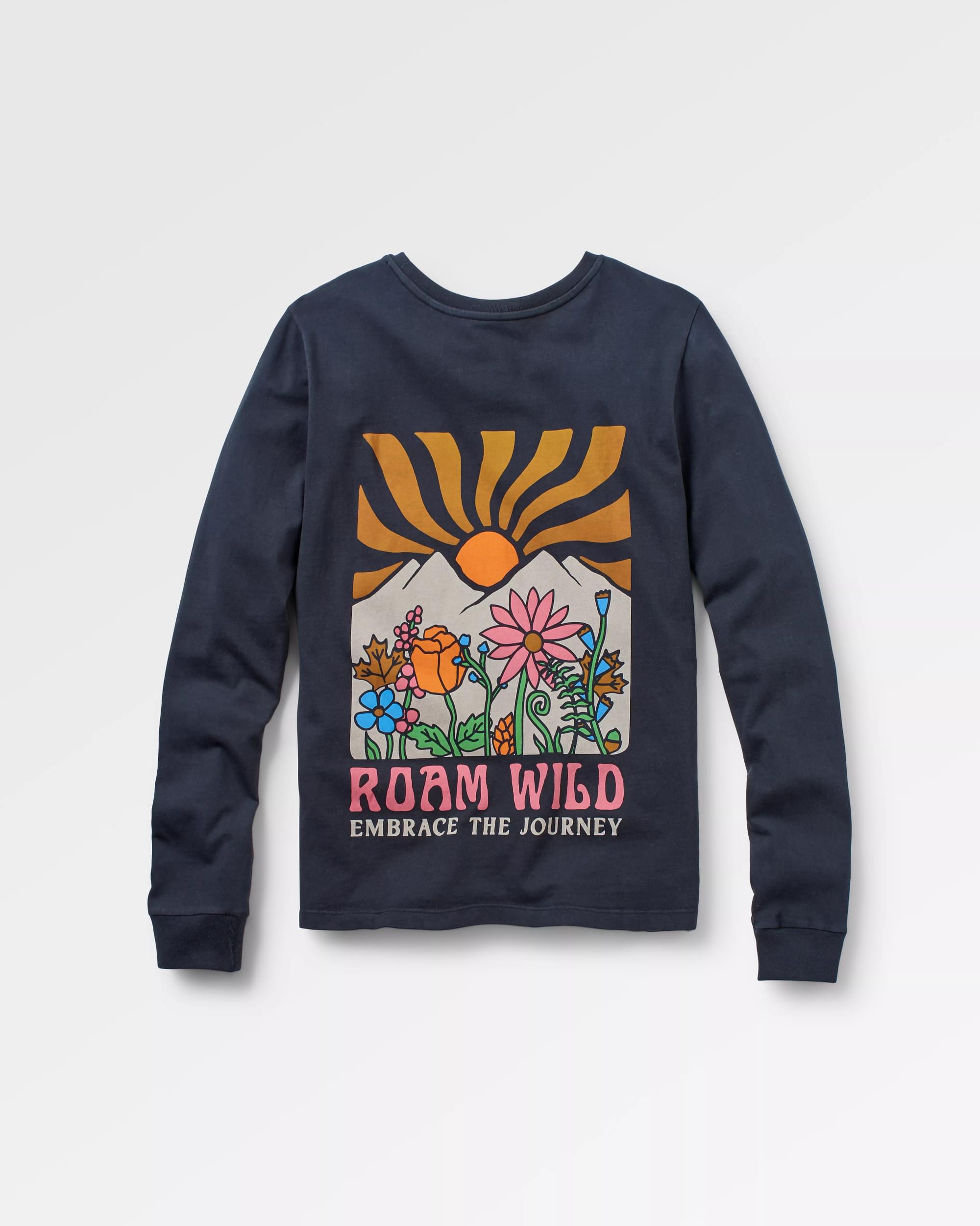 Roam Wild Long Sleeve T-Shirt - Black