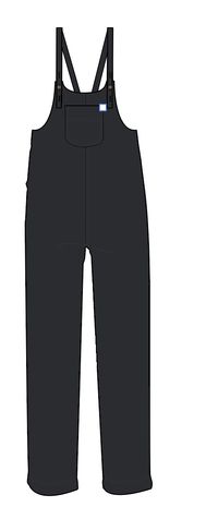 Meadows Organic Cotton Cord Overalls - Black