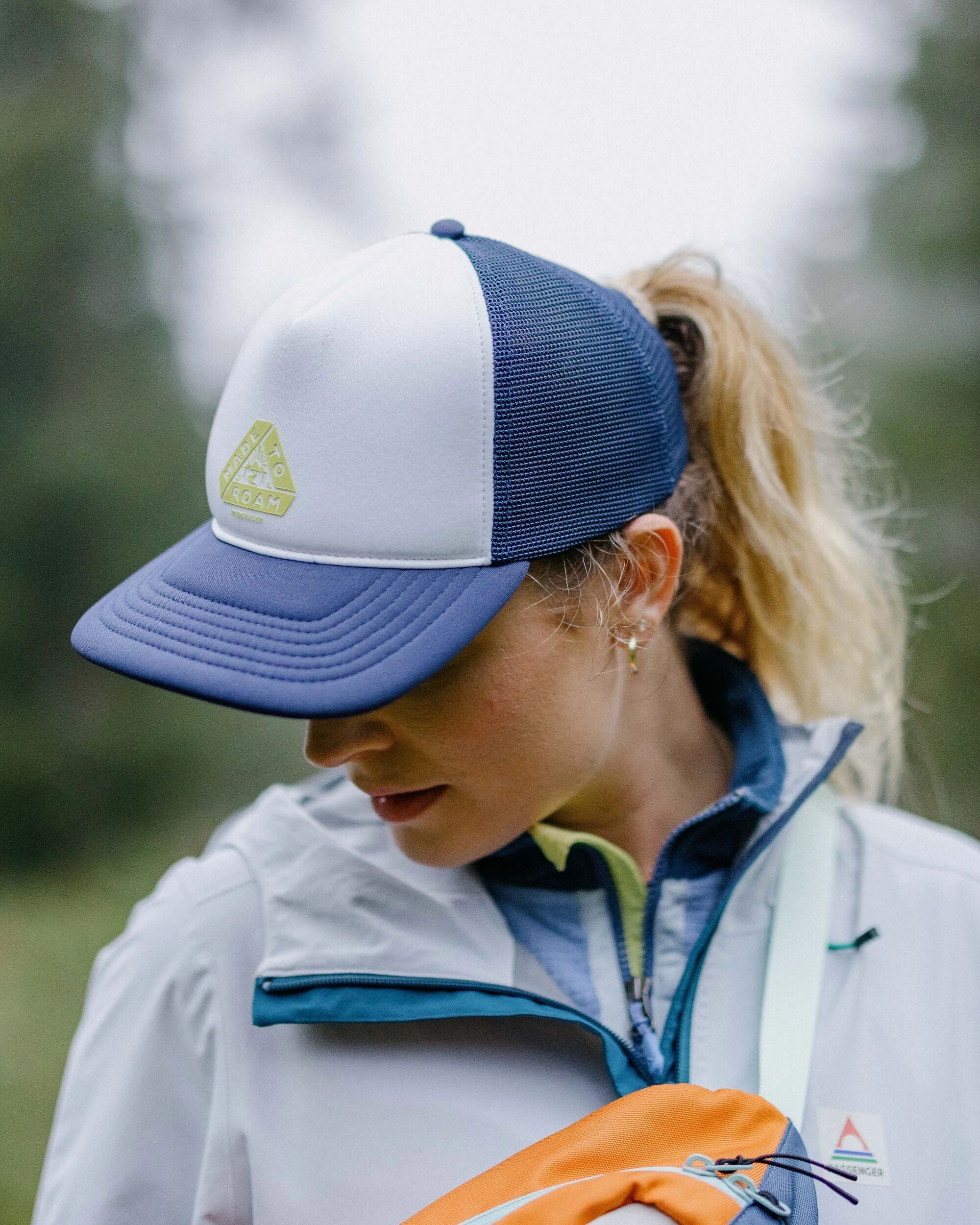 Trail Active Trucker Hat - Rich Navy