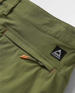 365 Trail Roll Up Short - Khaki Green