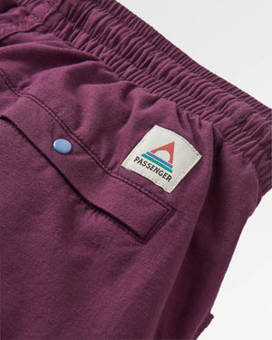 Hydrilla Organic Cotton Pants - Deep Plum