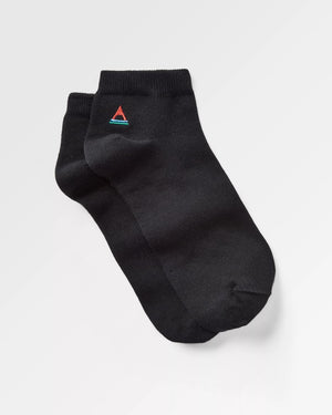 Organic Trainer Socks - Black