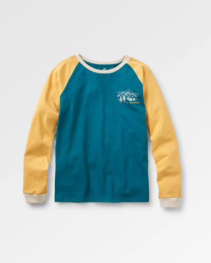 Riser Recycled Long Sleeve T-Shirt - Blue Coral