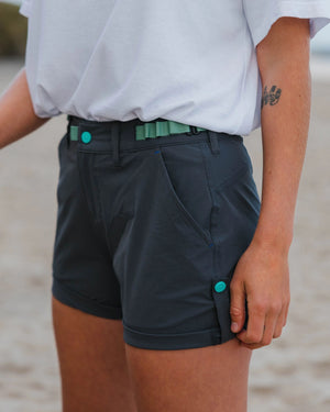 365 Trail Roll Up Shorts - Charcoal