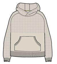 Cove Recycled Knitted Hoodie - Off White