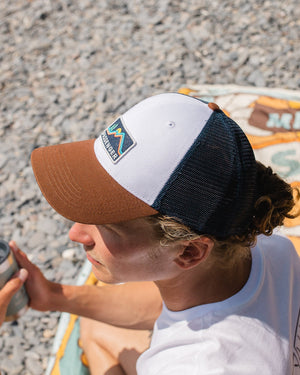 Made To Roam Trucker Hat - Rich Navy/Rubber