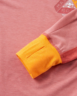 Sorrento Recycled Active Long Sleeve T-Shirt - Dusty Rose