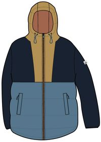 Kai Recycled Insulated Jacket - Rich Navy