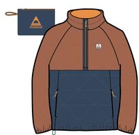 Trace Recycled Insulator 2.0 Pullover - Burnt Orange