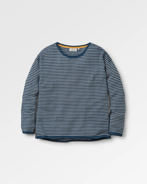 Muir Organic Knitted Sweater - Dark Denim