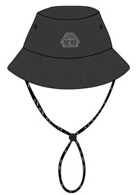 Relaxed Organic Bucket Hat - Black