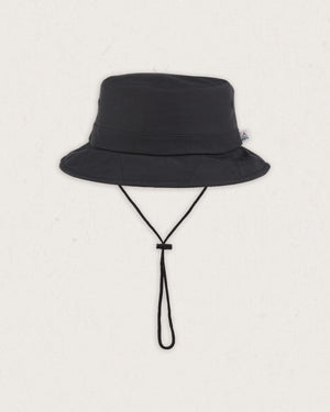 Relaxed Organic Bucket Hat - Black