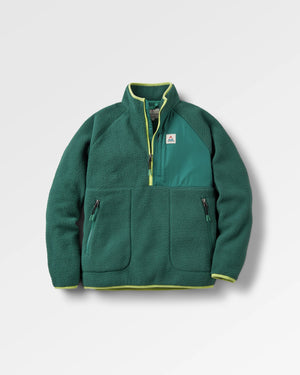 Home 2.0 Half Zip Recycled Sherpa Fleece - Rain Forest