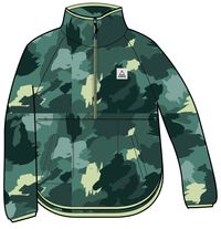 Sorrel Recycled Polar Fleece - Alpine Camo Rain Forest