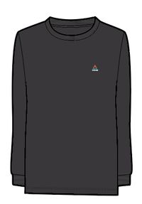 Classic Recycled Cotton Long Sleeve T-Shirt - Black