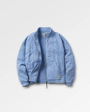 Clementine Quilted Full Zip - Cornflower