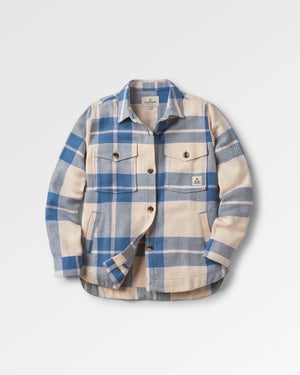 Stella Organic Cotton Long Sleeve Shirt - Provincial Blue Check