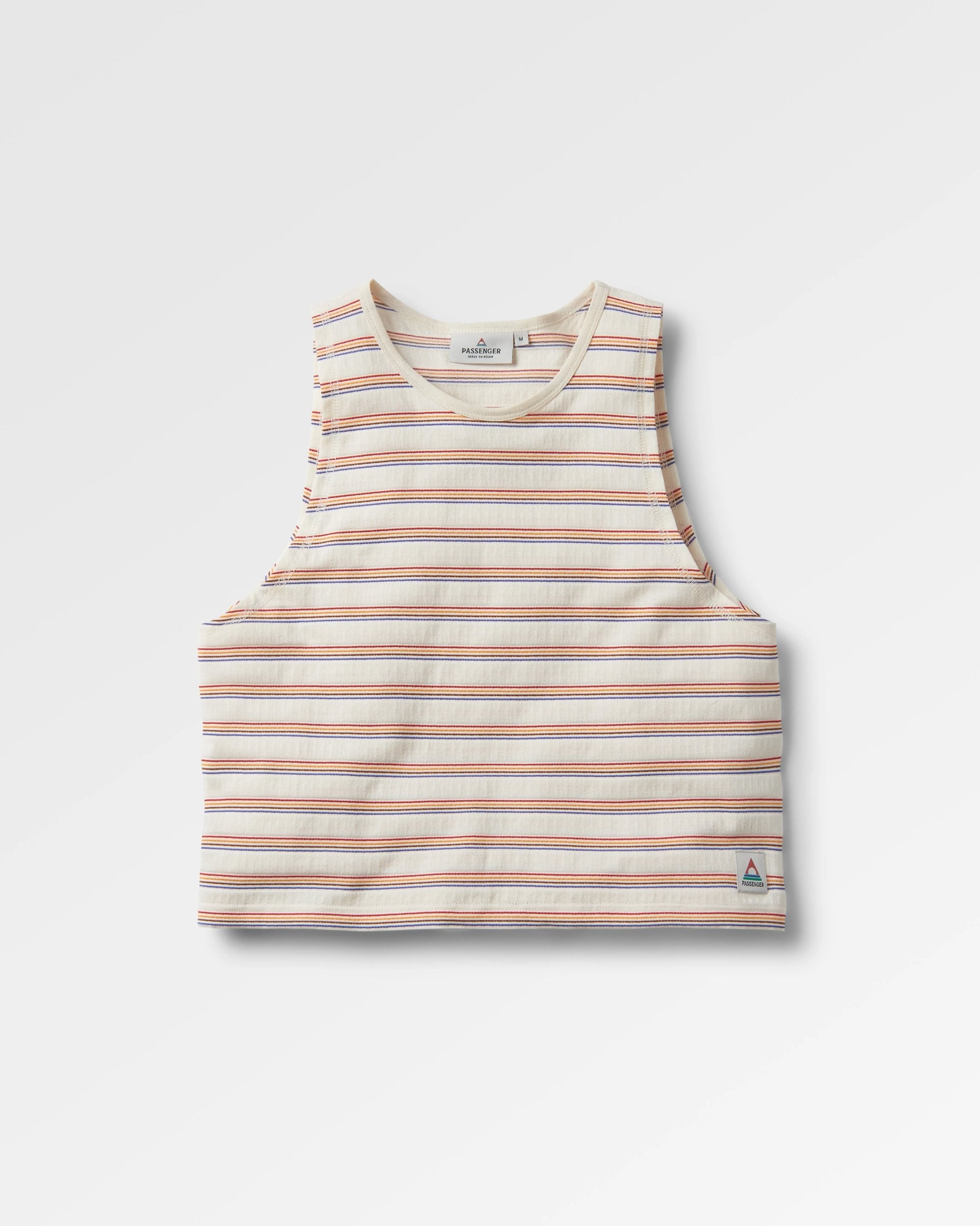 Retro Vibes Organic Cotton Tank Top - Retro Stripe