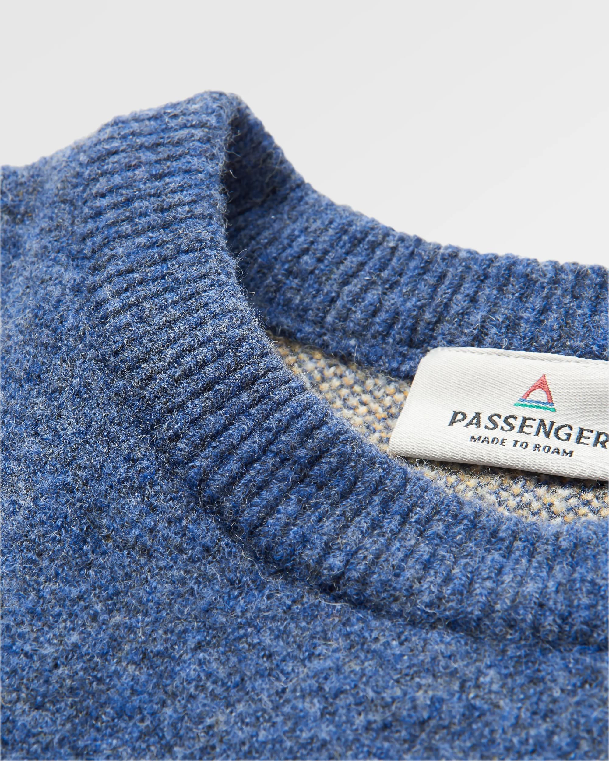 Vista Recycled Knitted Sweater - Dark Denim