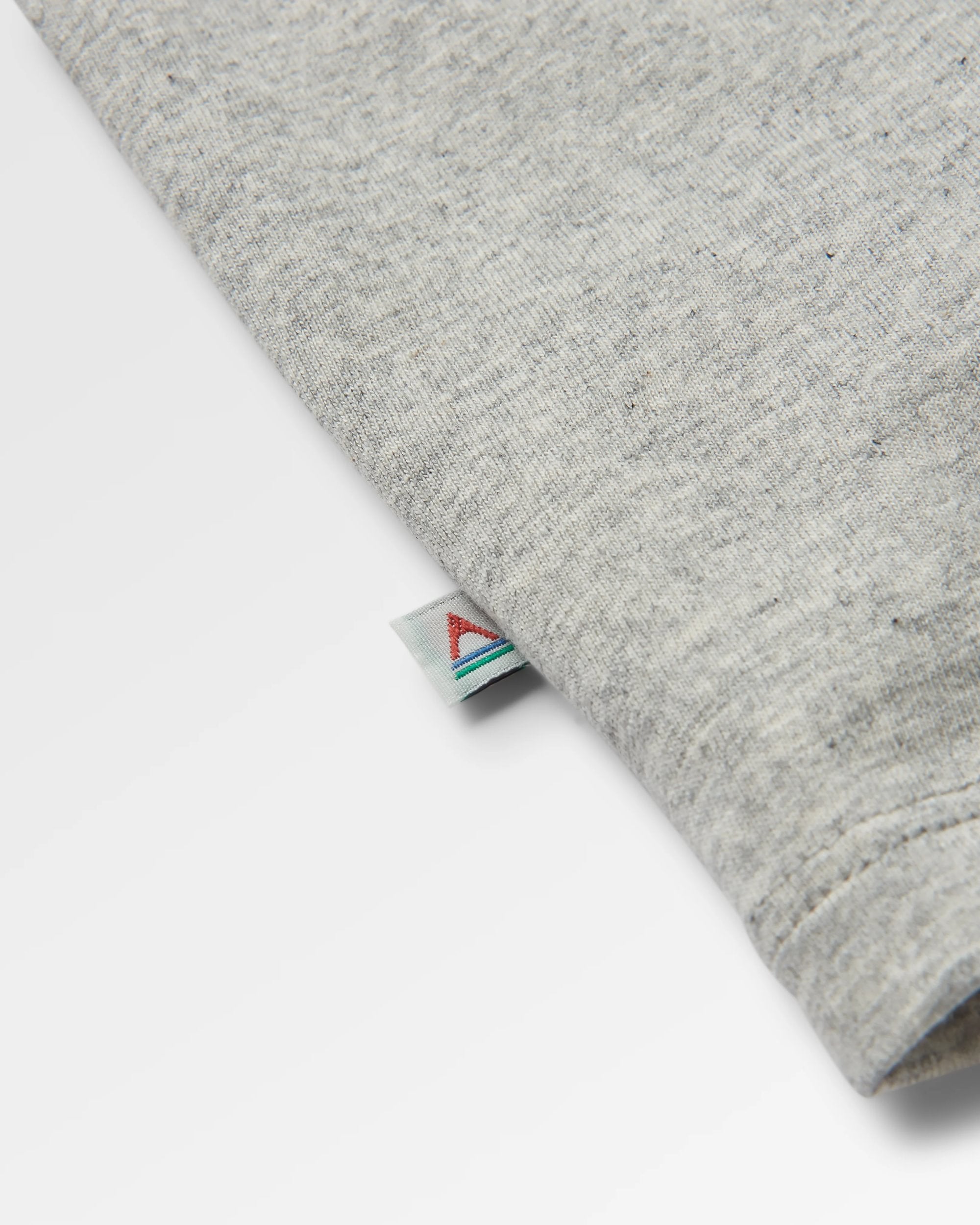 Riser Recycled Cotton Long Sleeve T-Shirt - Mid Gray Marl