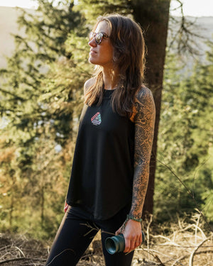 Breezy Recycled Active Tank Top - Black