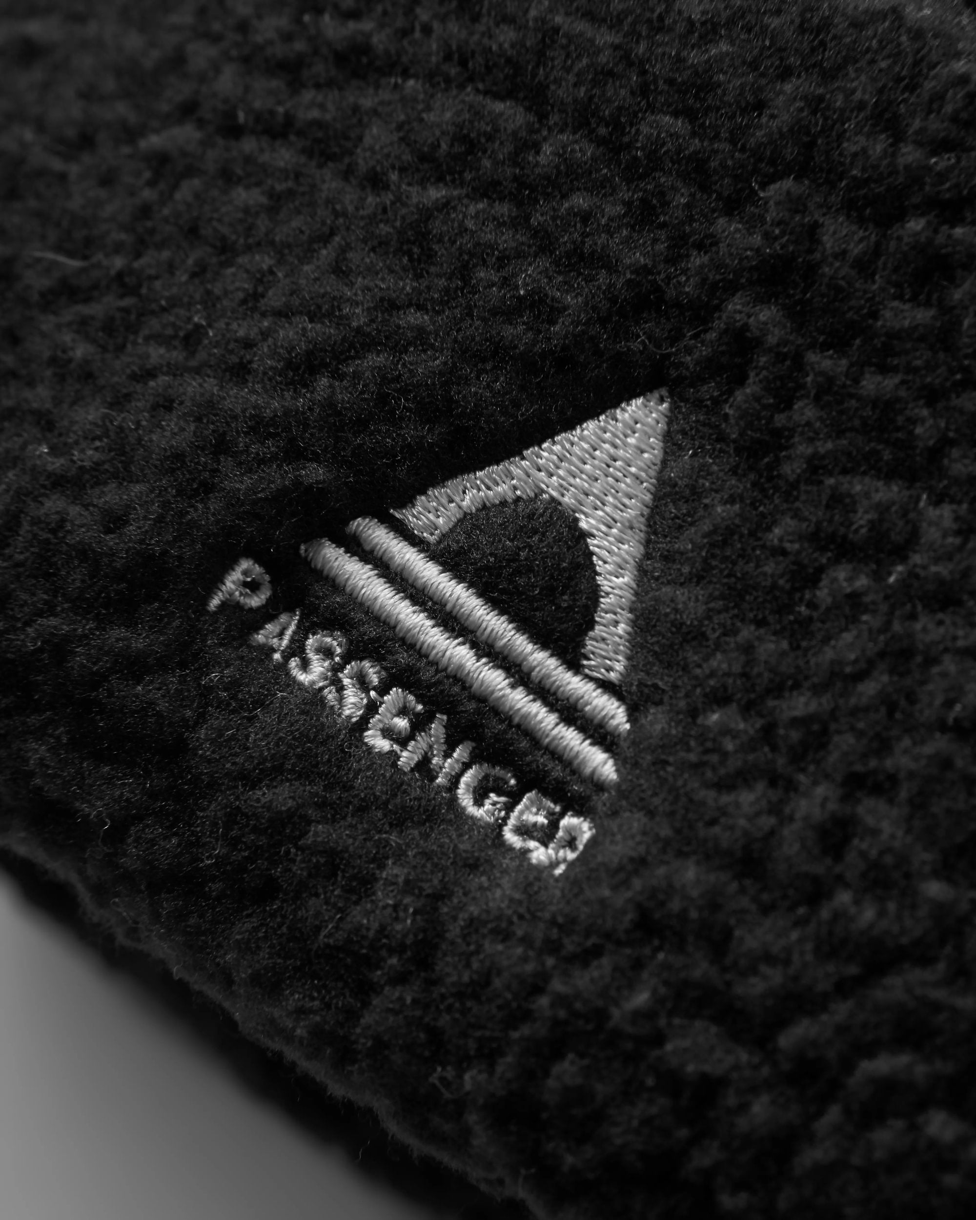 Snow Recycled Sherpa Beanie - Black