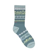 Nettle Organic Patterned Socks - Arctic