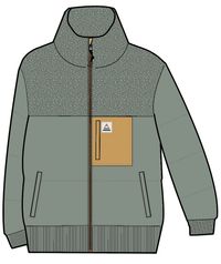 Inspire Recycled Insulated Jacket - Pistachio