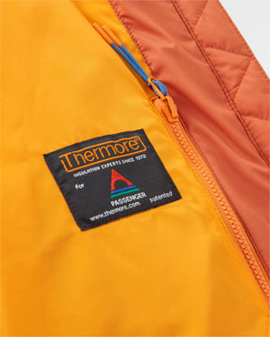 Singletrack Recycled Thermore Insulated Jacket - Burnt Orange