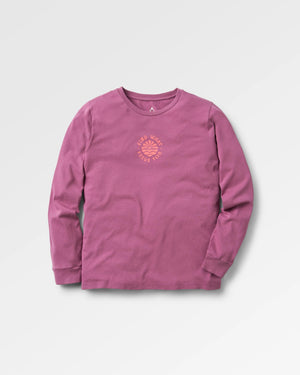 Discovery Recycled Cotton Long Sleeve T-Shirt - Berry