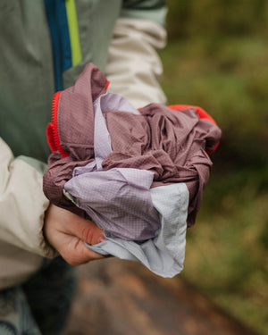 Viento Recycled Windshell Pullover - Lilac Mist/Grape