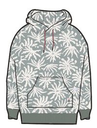 Arame Organic Cotton Hoodie - Seaweed Pistachio