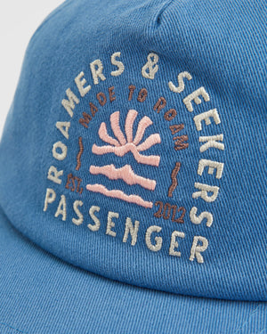 Seekers Recycled Cotton Low Profile Hat - Moonlight Blue