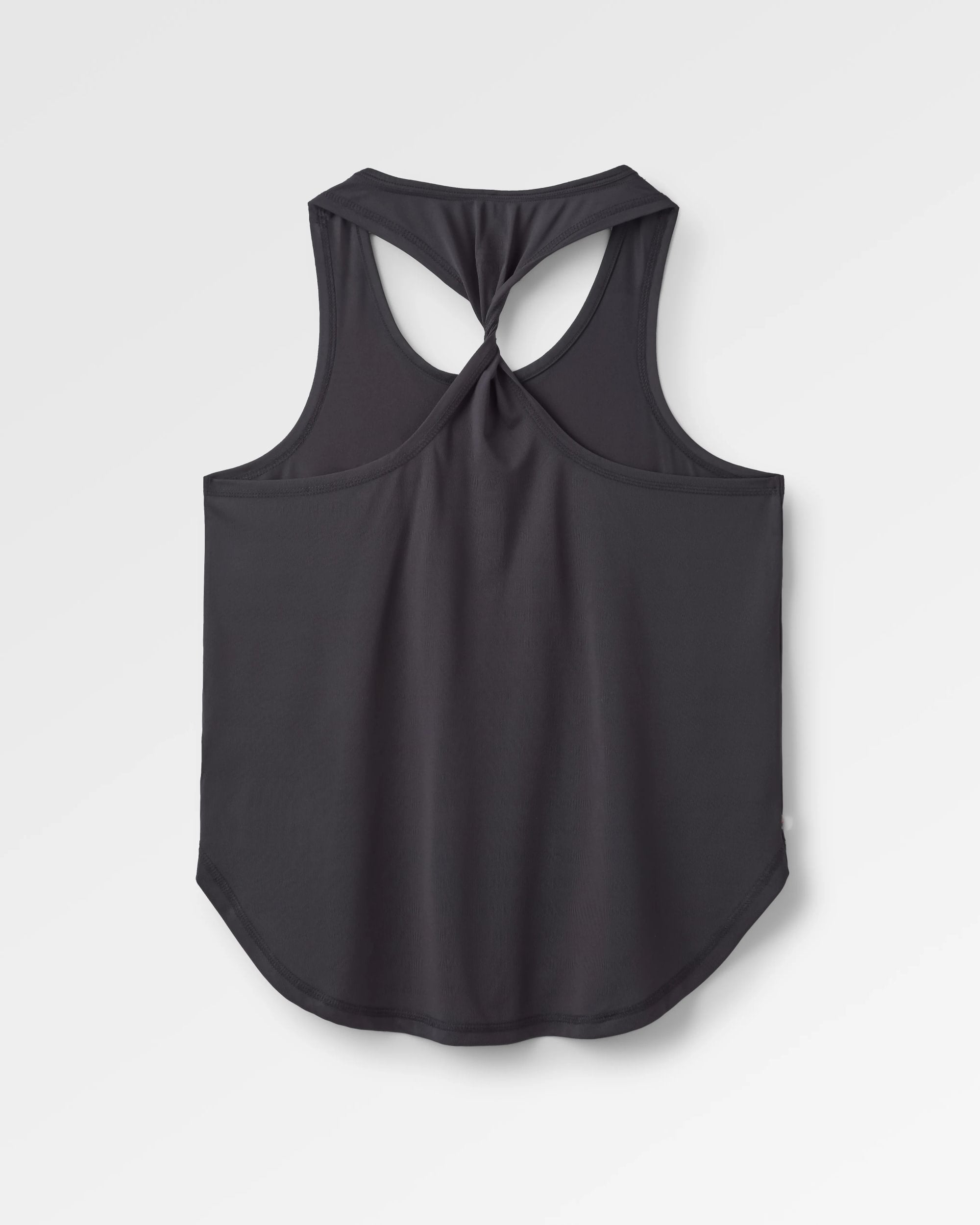 Twist Recycled Active Tank Top - Black