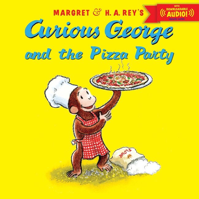 Curious George and the Pizza Party with Downloadable Audio (9780544109889)